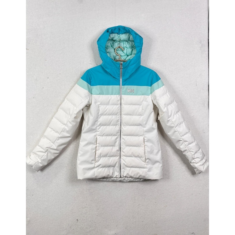 Helly Hansen Imperial Puffy Ski Jacket Size Large Recco Insulated Hooded Outdoor
